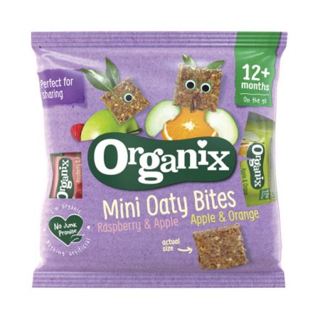 Organix Apple & Orange Organic Soft Oaty Bars Multipack 12 Months+ 6x30g